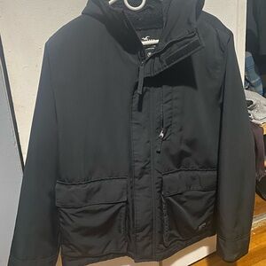 Hollister Men's Black Performance Jacket